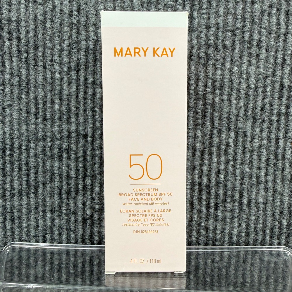 Mary Kay Sunscreen SPF 50 Broad Spectrum Face Body 4 Fl Oz Exp 03/2027